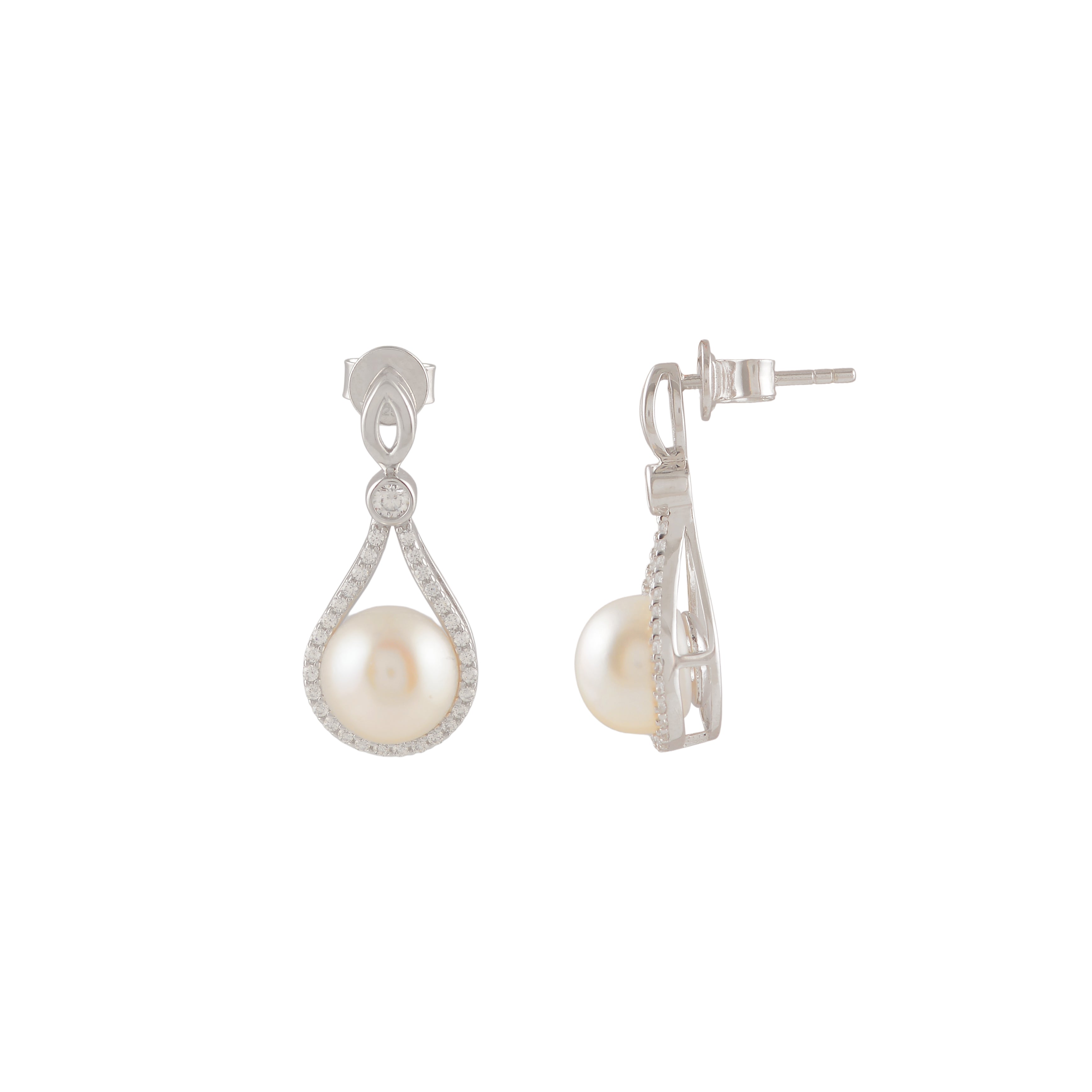 Pearl Opaline Drop ( Pearl Drop Earrings )