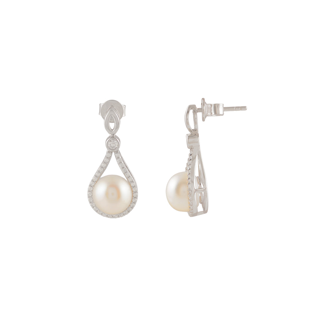 Pearl Opaline Drop ( Pearl Drop Earrings )