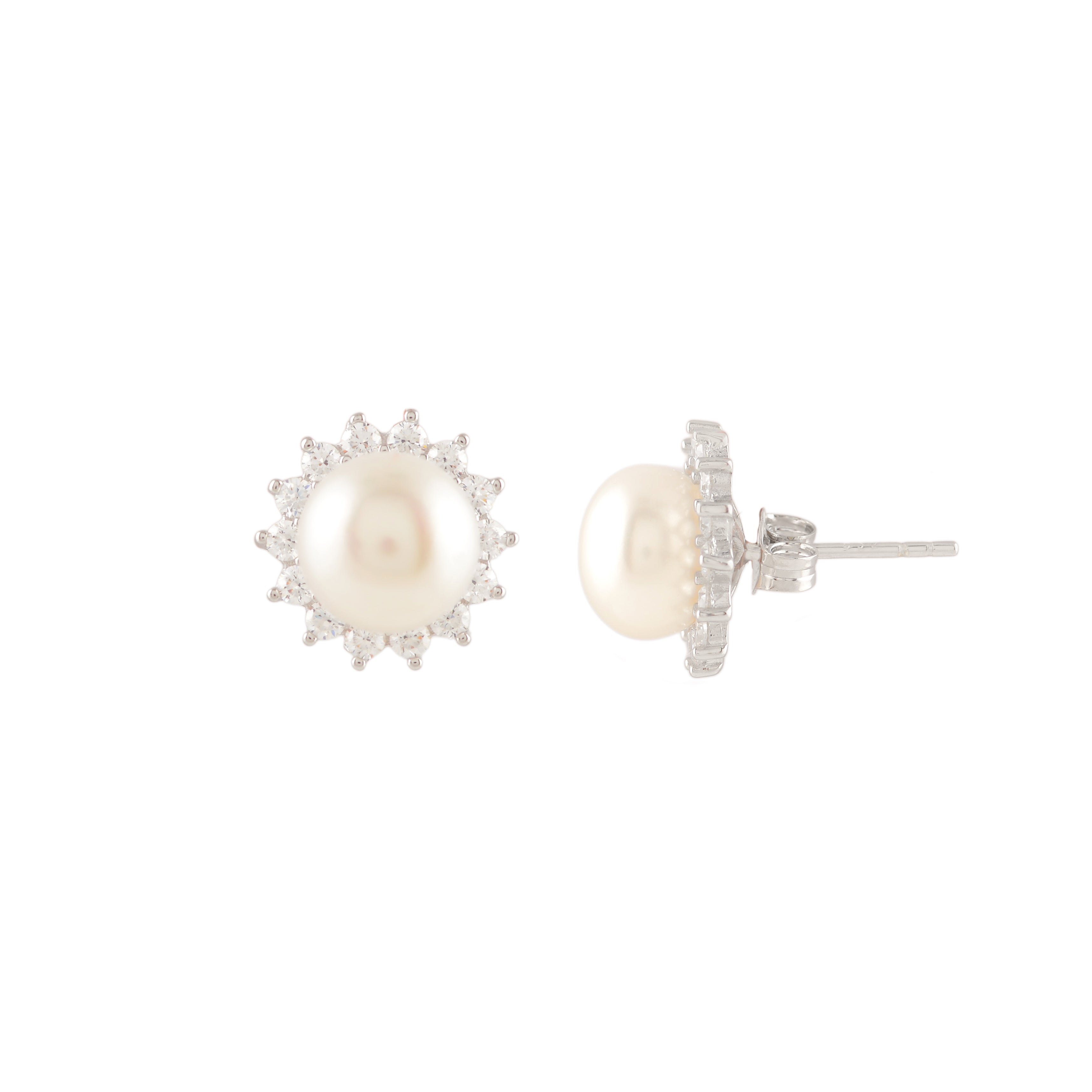 Pearl Radiance (Pearl Stud Earrings)