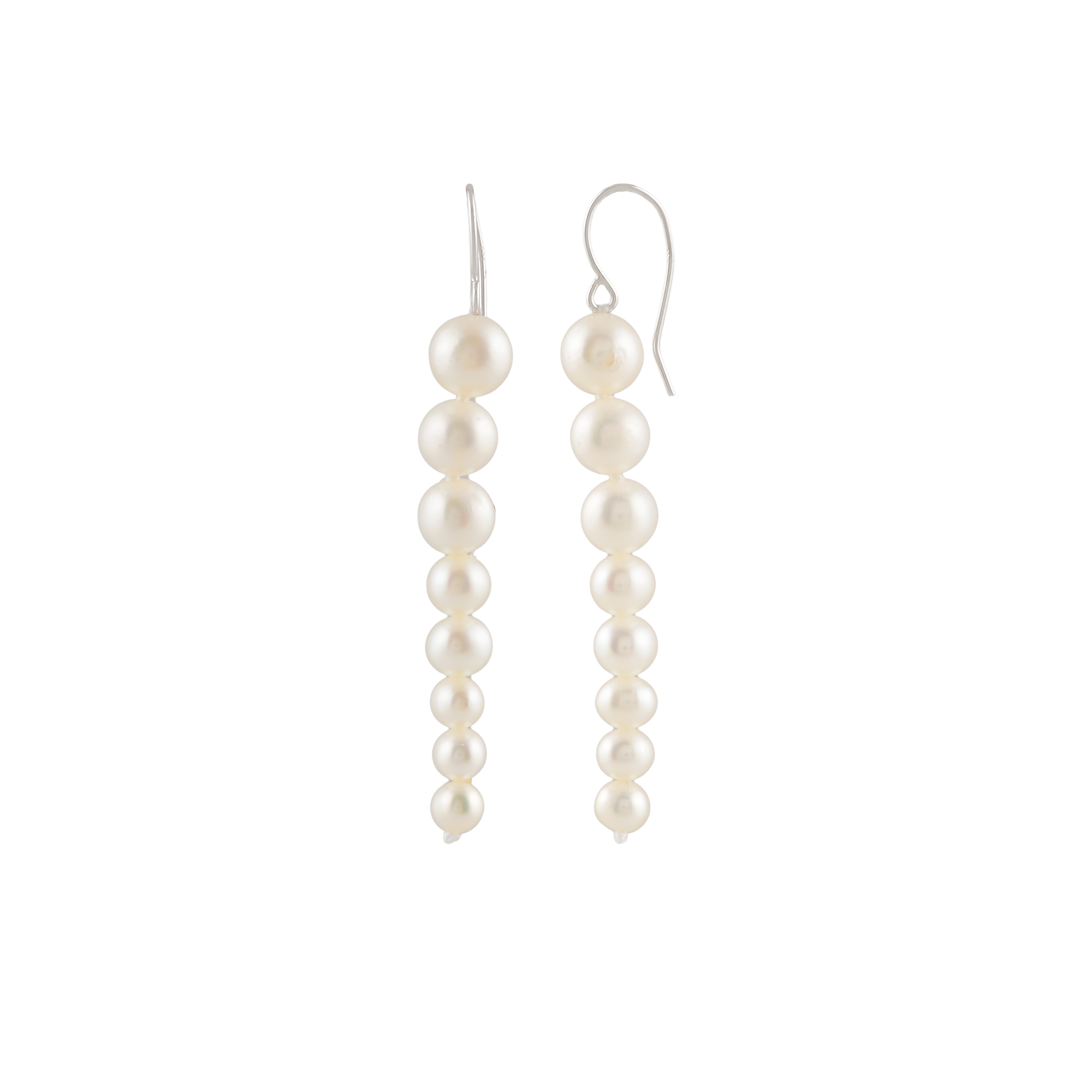 Pearl Descent (Pearl Drop Earrings)