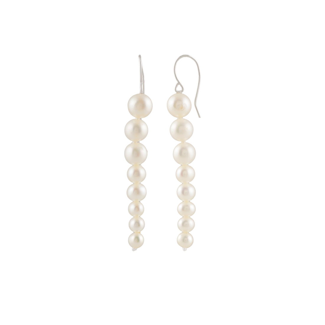 Pearl Descent (Pearl Drop Earrings)