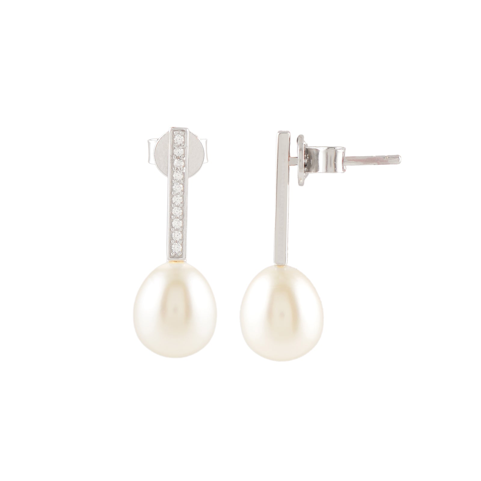 Pearl Linear Dew ( Pearl Drop Earrings)
