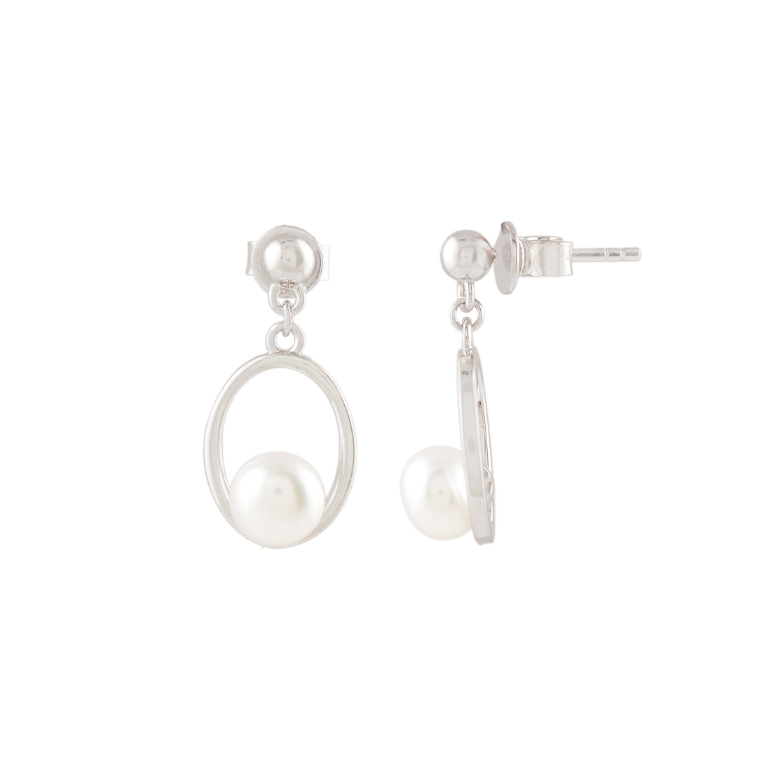 Pearl Enclave Drops ( Pearl Drop Earrings )
