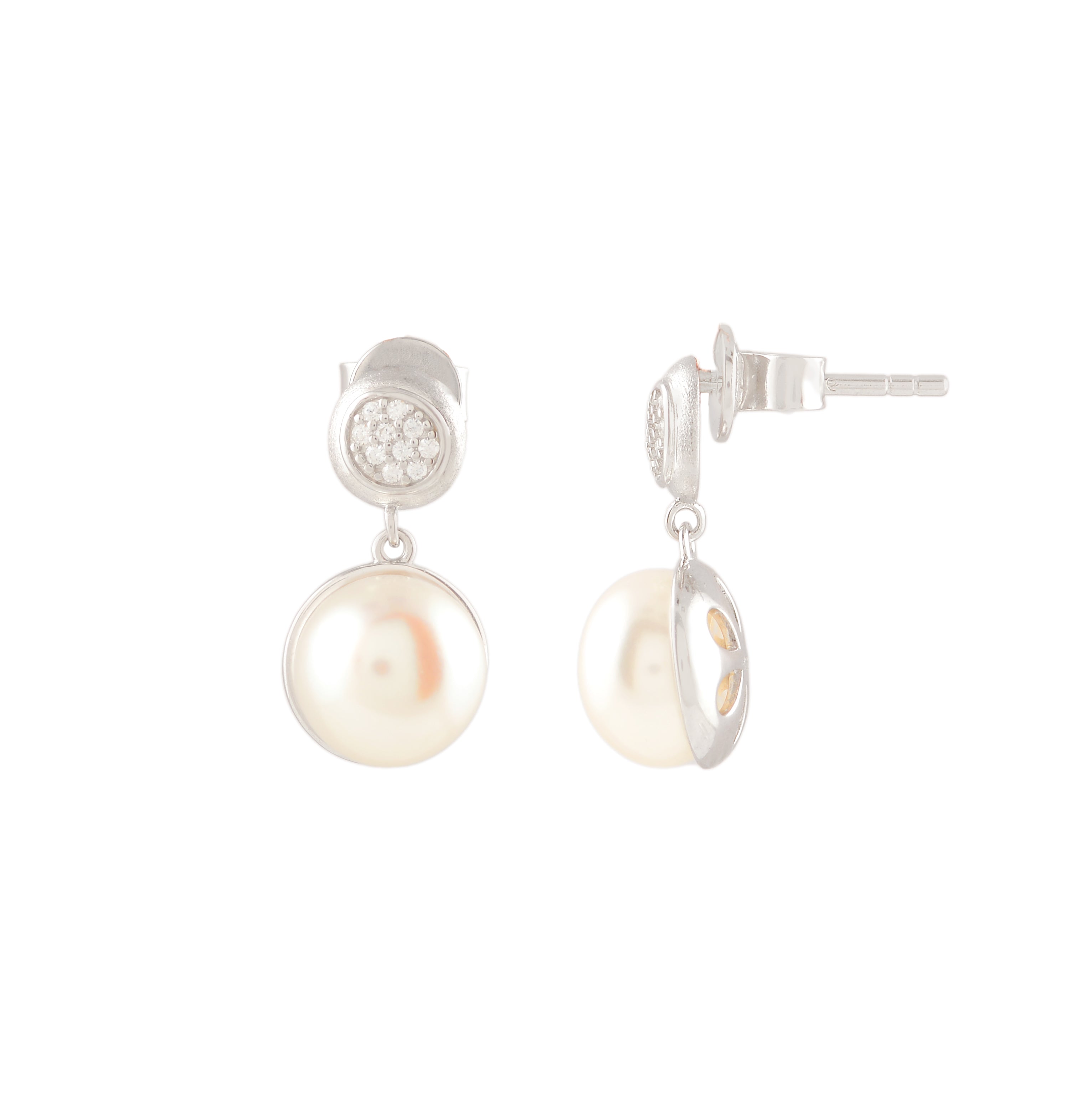 Pearl Crest Drop (Pearl Drop Earrings)