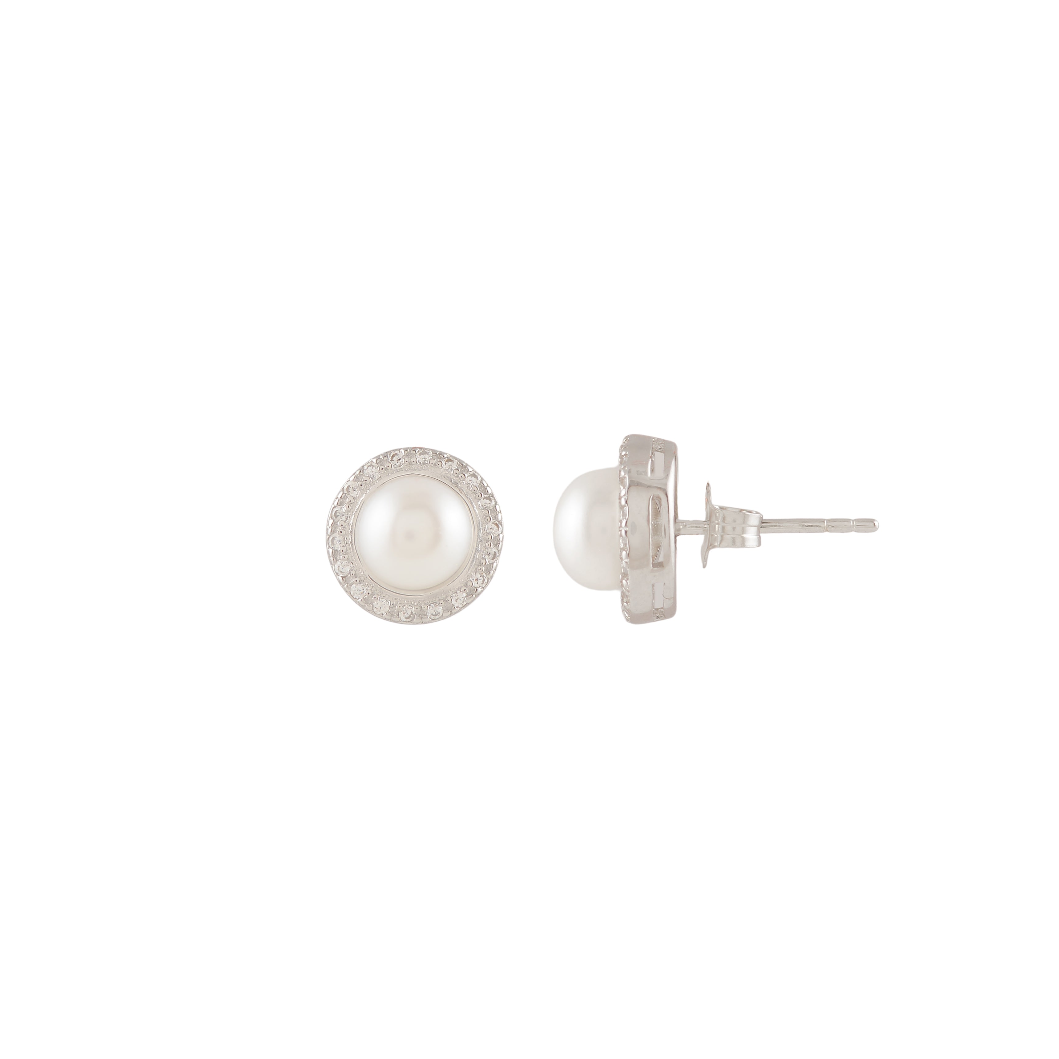 Pearl Emblem (Pearl Stud Earrings)