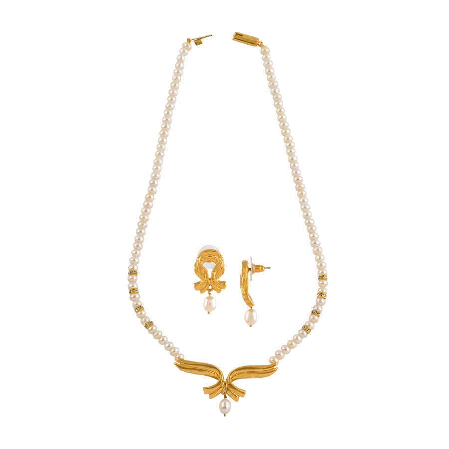 Exquisite Pearl Necklace Set Timeless Elegance - Krishna Jewellers Pearls and Gems