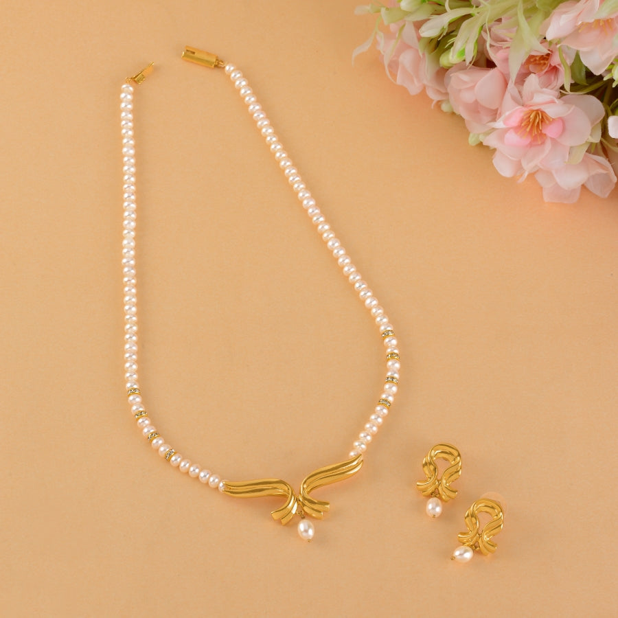 Exquisite Pearl Necklace Set Timeless Elegance - Krishna Jewellers Pearls and Gems