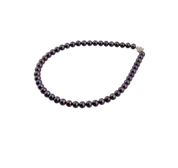 Elegant Grey Radiation Freshwater Pearl String