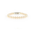 Classic White Pearl Bracelet (Freshwater Pearl Bracelet with Silver Clasp)