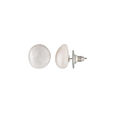 Pearl Stud earring in Silver - White