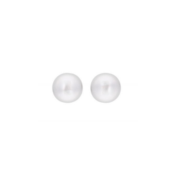 Pearl stud earrings