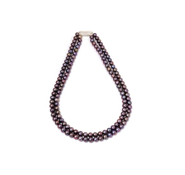 Multicolour pearls necklace