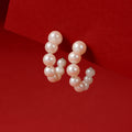 Pearl Stack (Pearl Hoop Earrings)