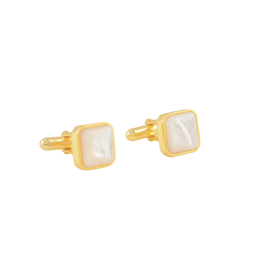 Square Pearl Cufflinks (pearl cufflink)