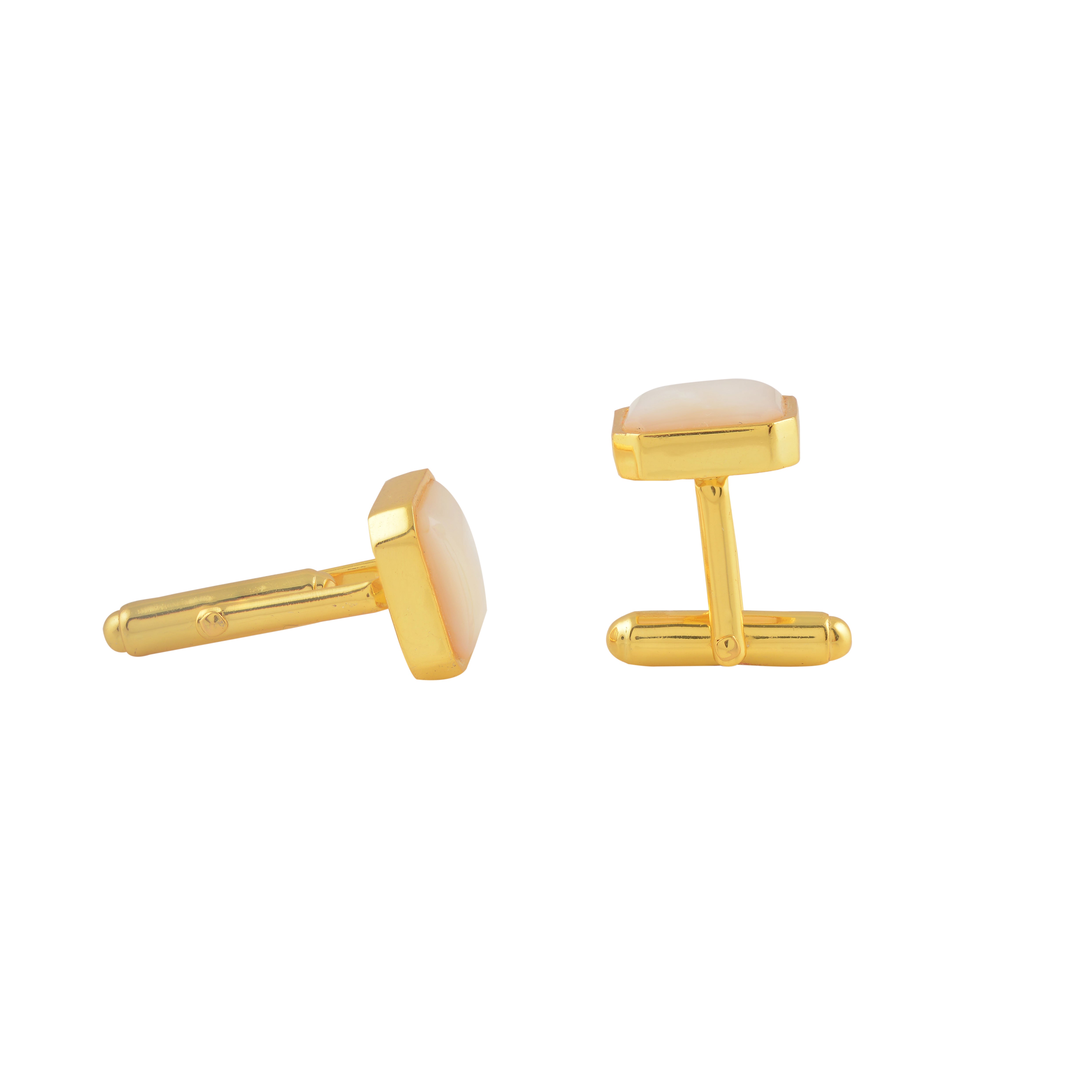 Square Pearl Cufflinks (pearl cufflink)