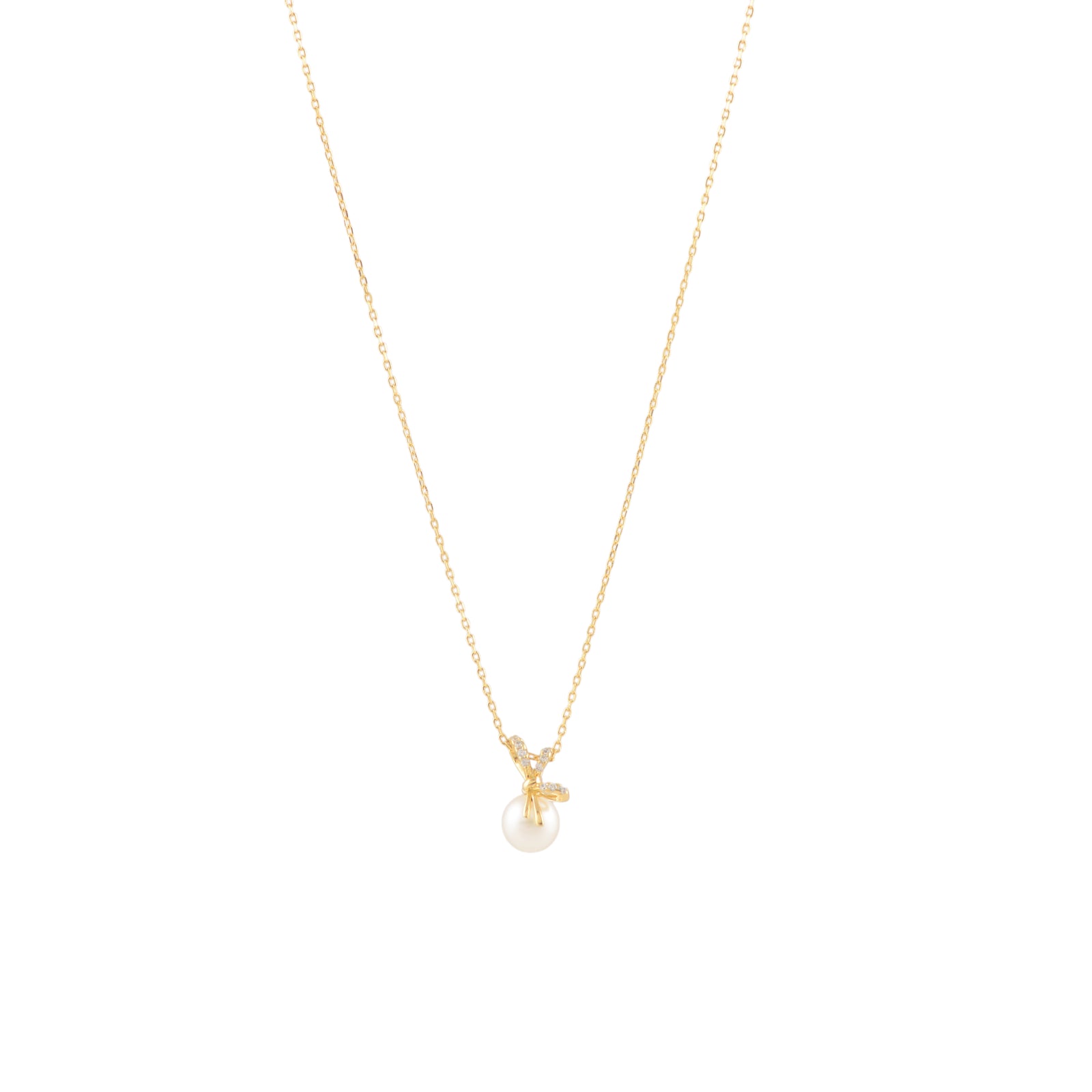 Soft Knot pearl (pearl pendant necklace)