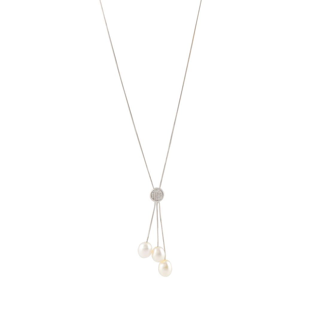 Triple Drop (Pearl Pendant Necklace)