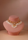 22K Gold Pearl Bridal Choker
