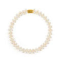 Gorgeous Style Three row twisted pearl bracelet
