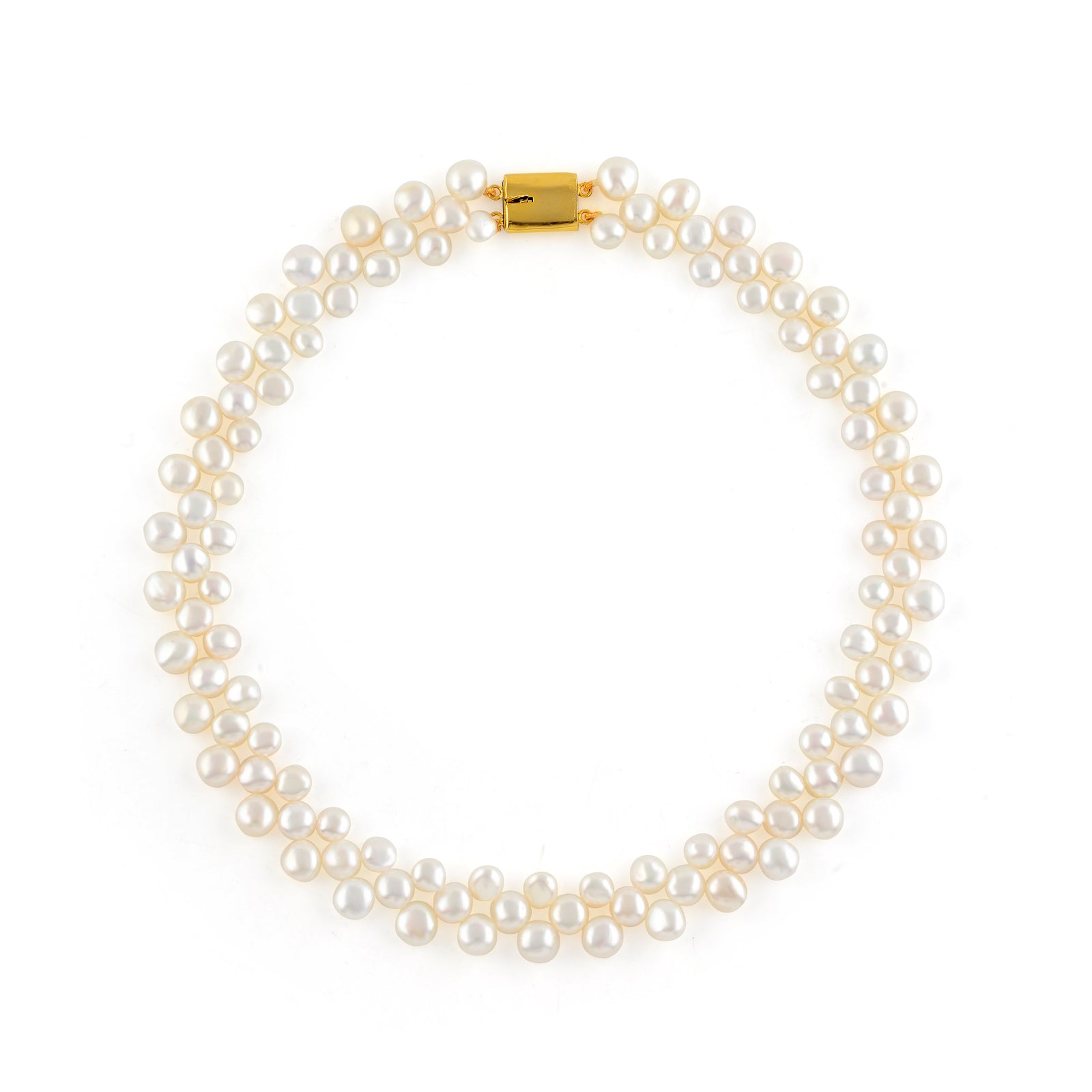 Shining Grace Button Pearl Bracelet - Krishna Jewellers Pearls and Gems