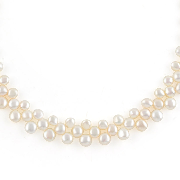 Shop Button Pearl Necklace - Lustrous Shine & Timeless Style