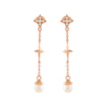Starling  Hanging Pearl Drop Earrings