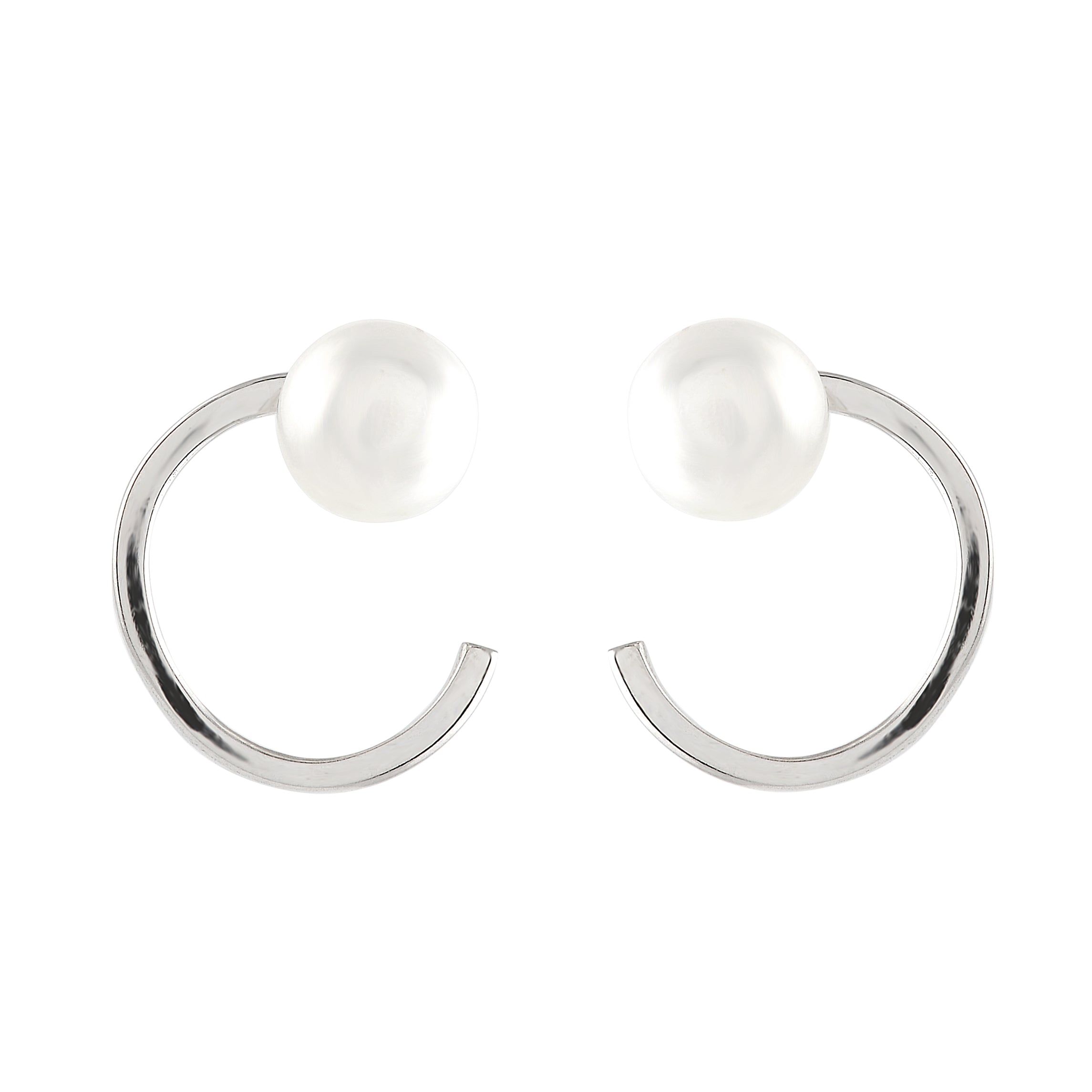 Graceful Pearl Stud Earrings - Krishna Jewellers Pearls and Gems