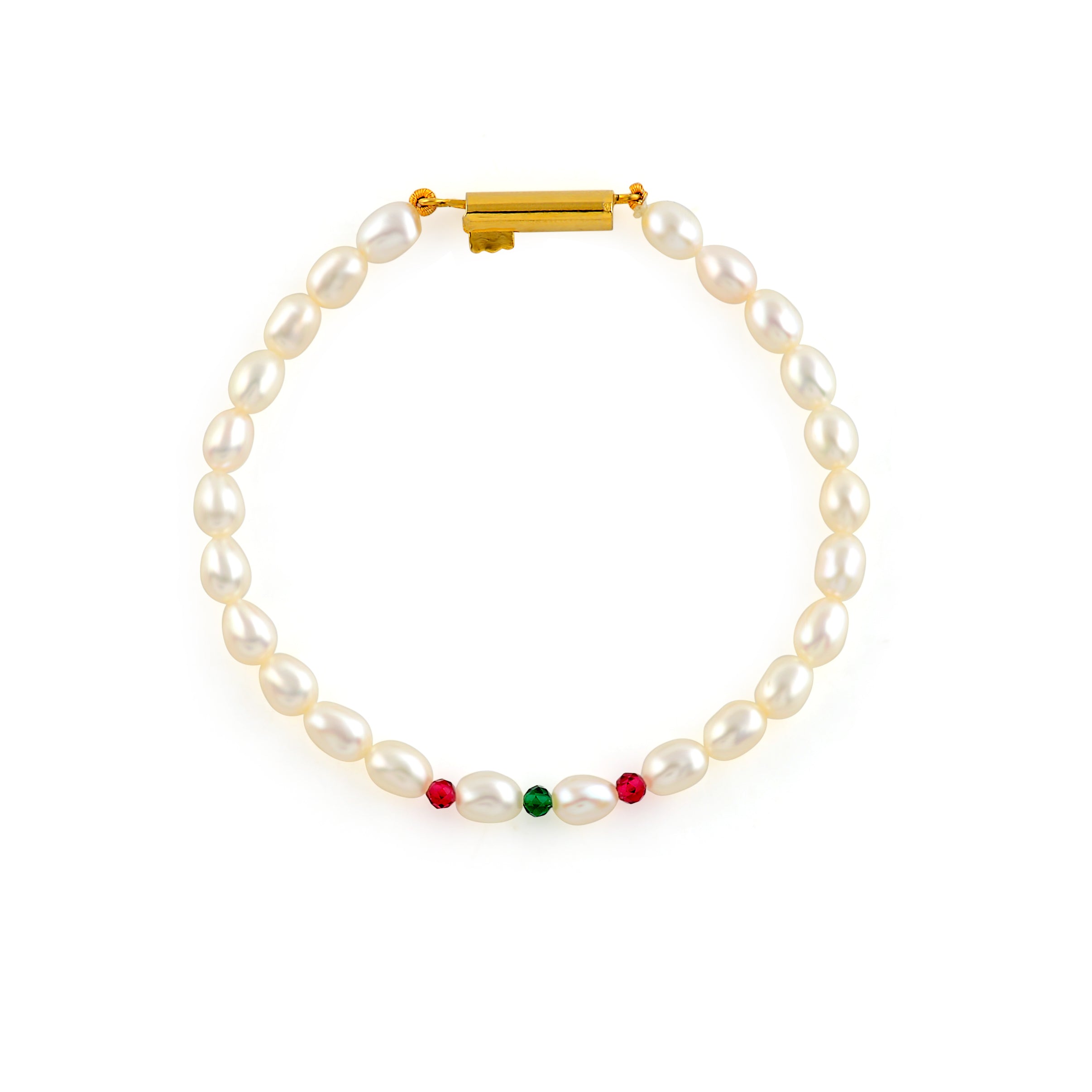 Shop Freshwater Pearl Bracelet with Gemstones - Adds Style & Grace