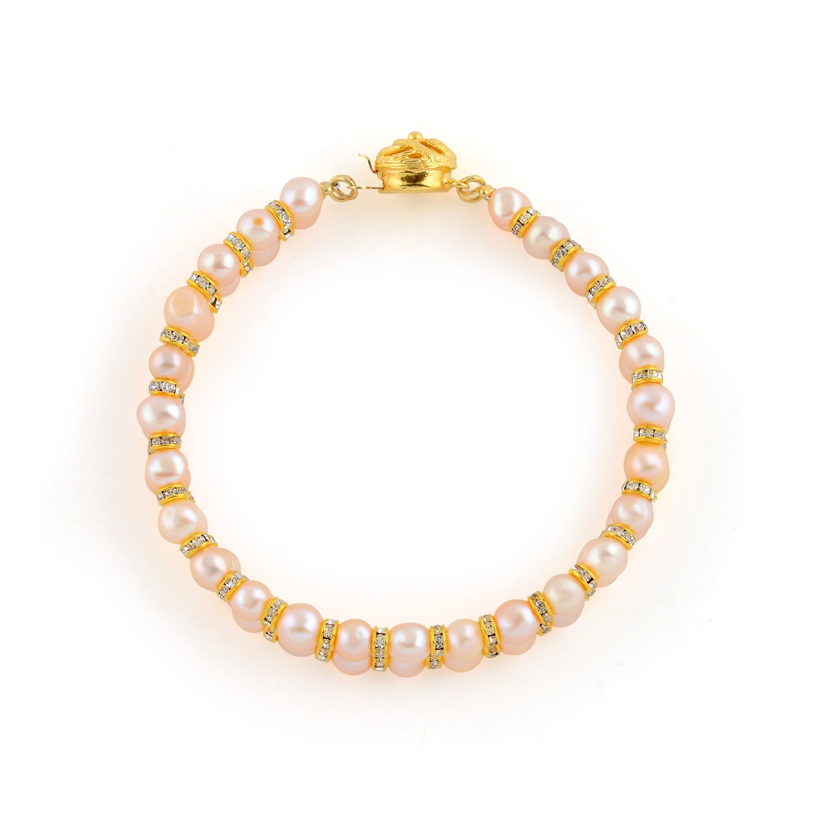 Buy Glowing Regal Round Pearl Bracelet – Elegance for Every Occasion