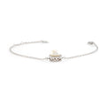 Stunning Bracelet with Fresh Water Pearl and CZ Stones