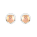 Classic Round Pearl Alloy Earrings