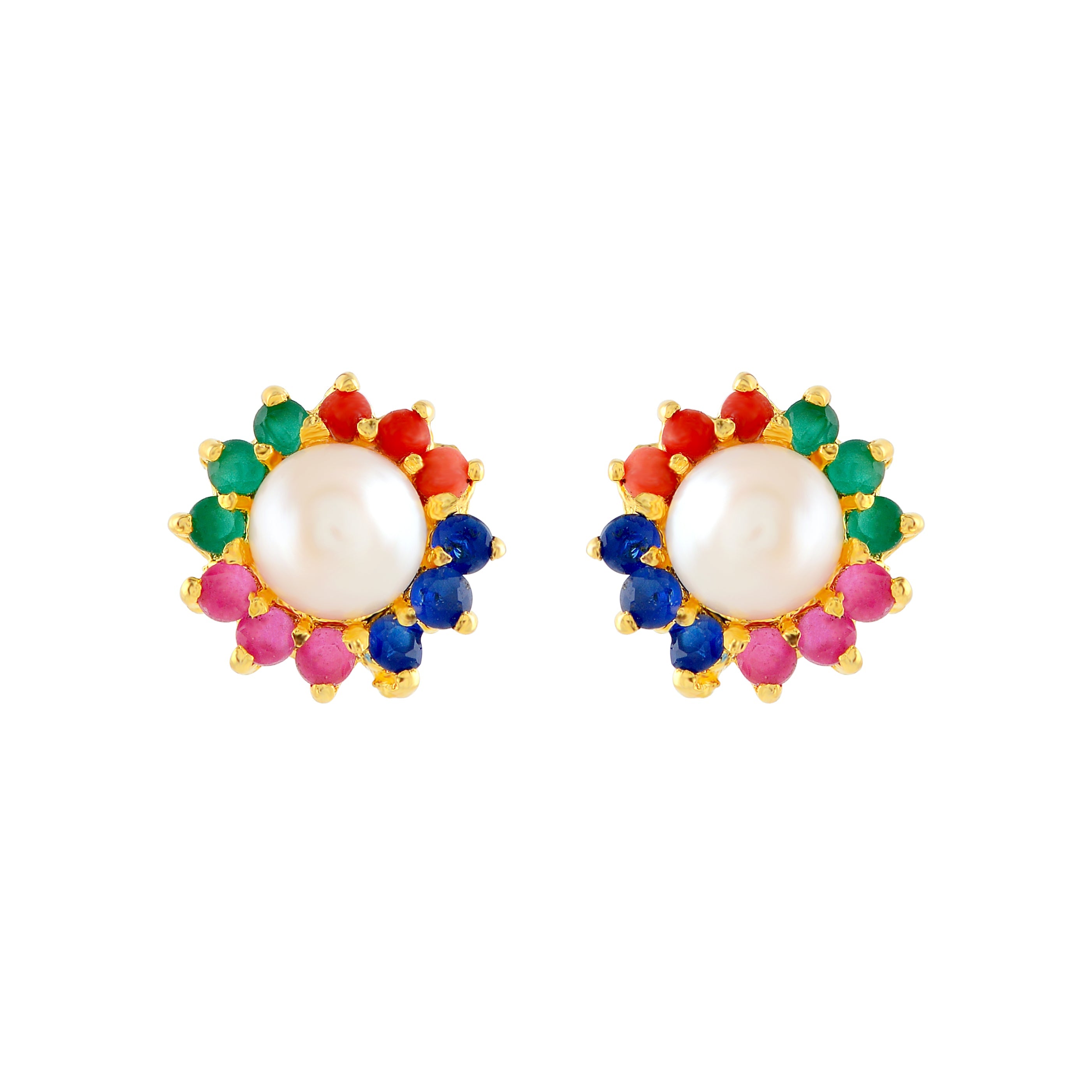 Fancy Color Pearl Stud - Krishna Jewellers Pearls and Gems