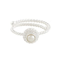 Twistline Pearl Ring (Freshwater Pearl Ring in Silver)