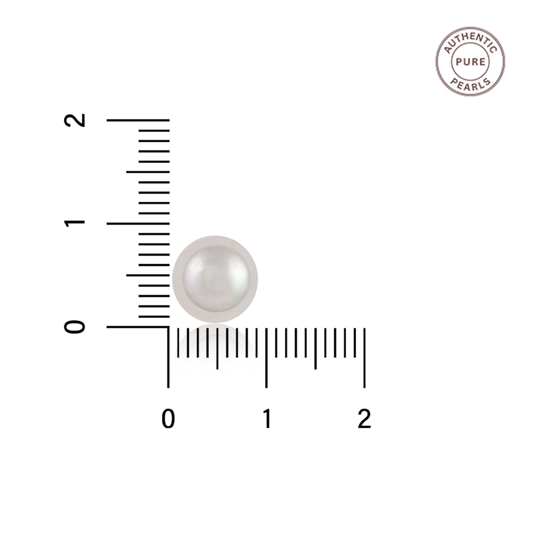 Silver Button Studs (Freshwater Grey Pearl Stud Earrings)