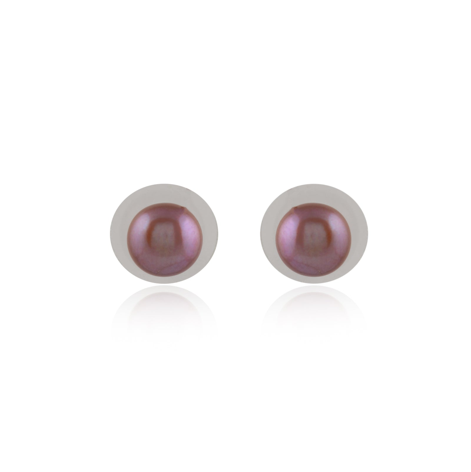 Elegant Brown (Chocolate) Pearl Stud Earrings – AAA Freshwater 4MM 7MM 9MM