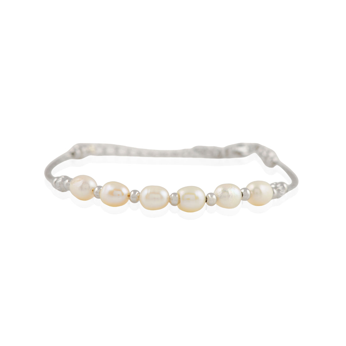 Timeless Pearl Bracelet (Sterling Silver Pearl Bracelet)