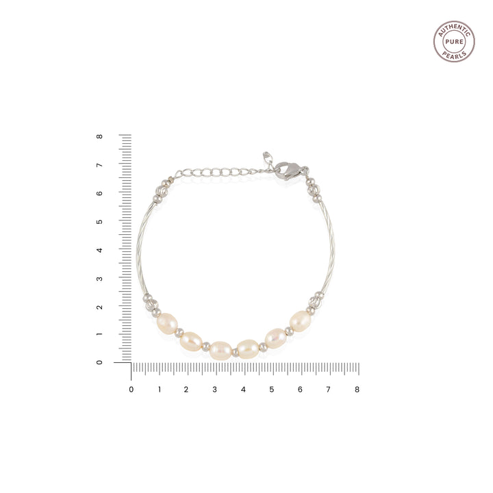 Timeless Pearl Bracelet (Sterling Silver Pearl Bracelet)
