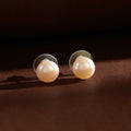 Classic Cream Pearl Studs (Freshwater Pearl Stud Earrings )