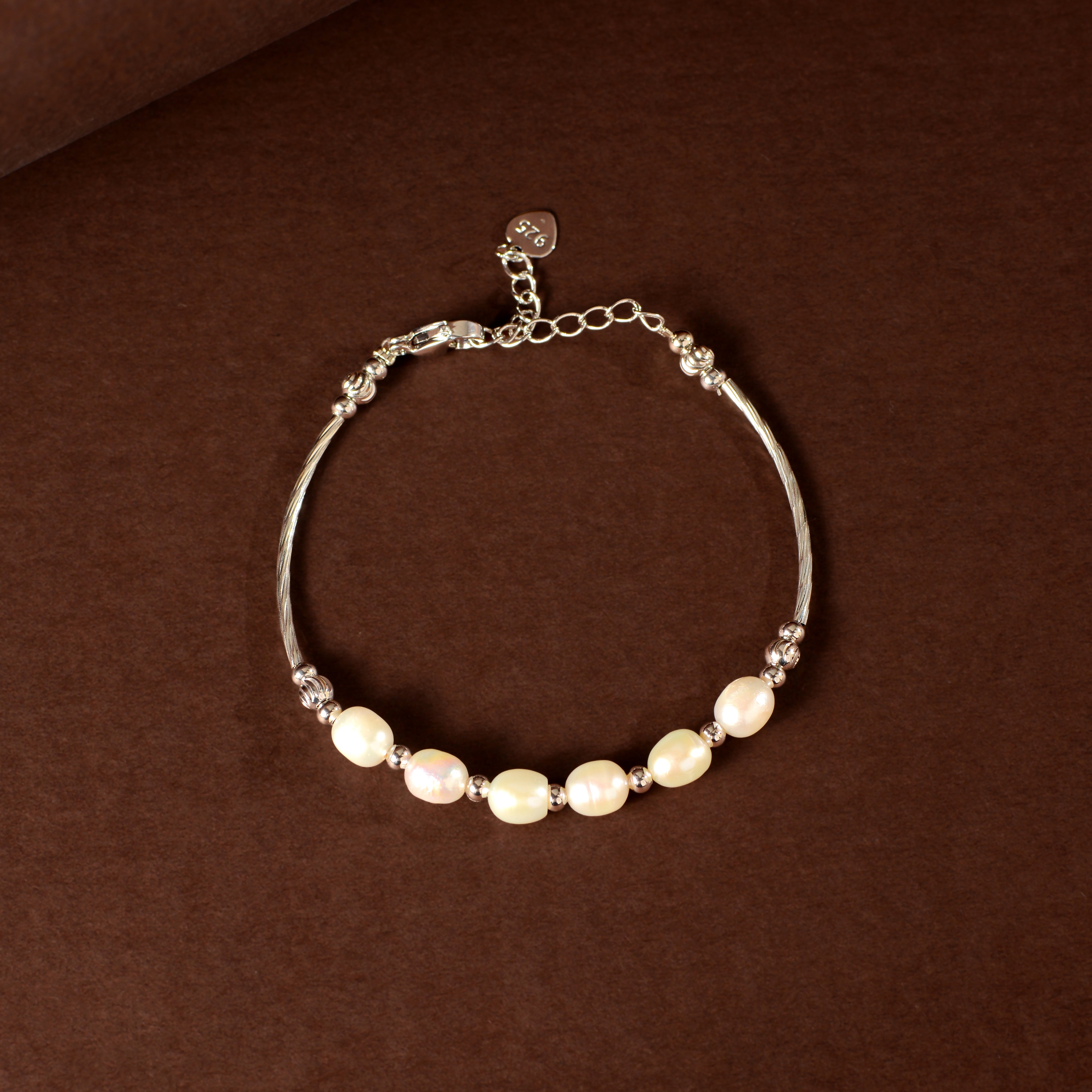 Timeless Pearl Bracelet (Sterling Silver Pearl Bracelet)