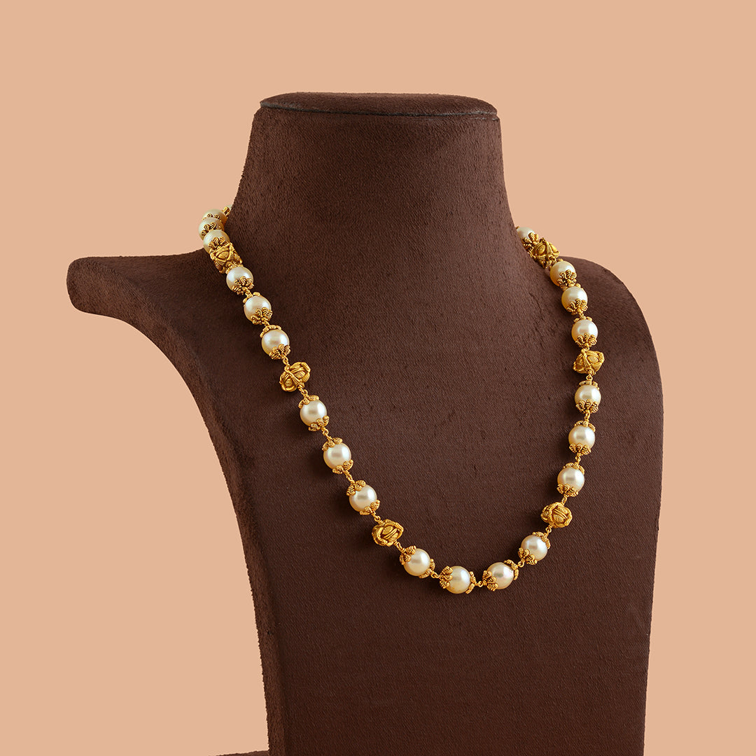 Beautiful South Sea Gold Pearl Necklace - Krishna Jewellers Pearls and Gems