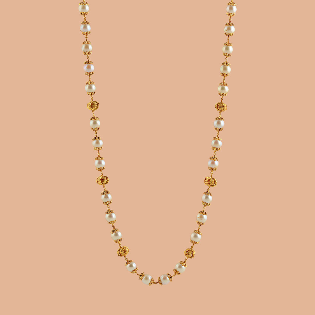 Beautiful South Sea Gold Pearl Necklace - Krishna Jewellers Pearls and Gems