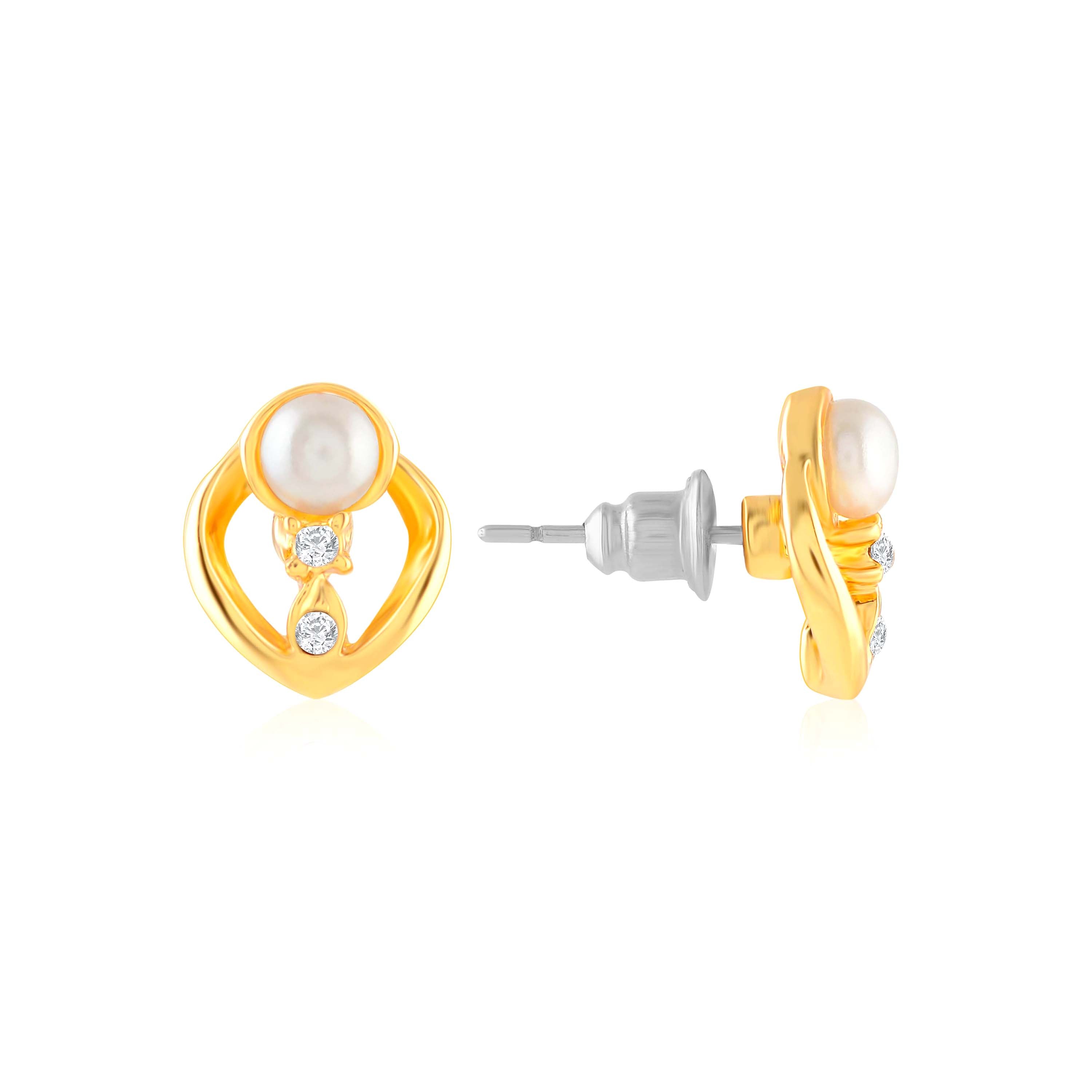 Shop Latest Pearl Stud Earrings - Timeless Style, Lightweight Comfort