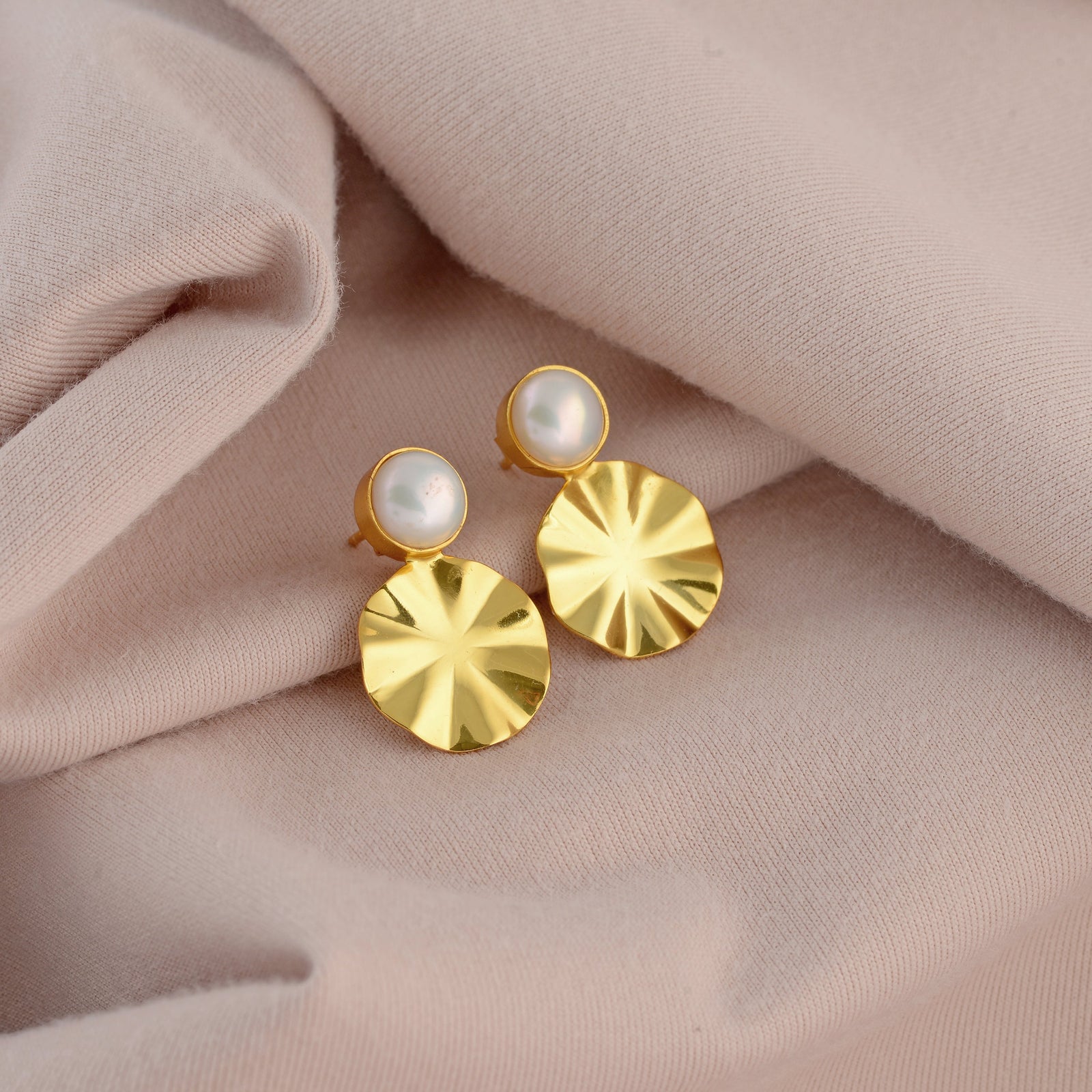 Classic Statement Earrings - Krishna Jewellers Pearls and Gems