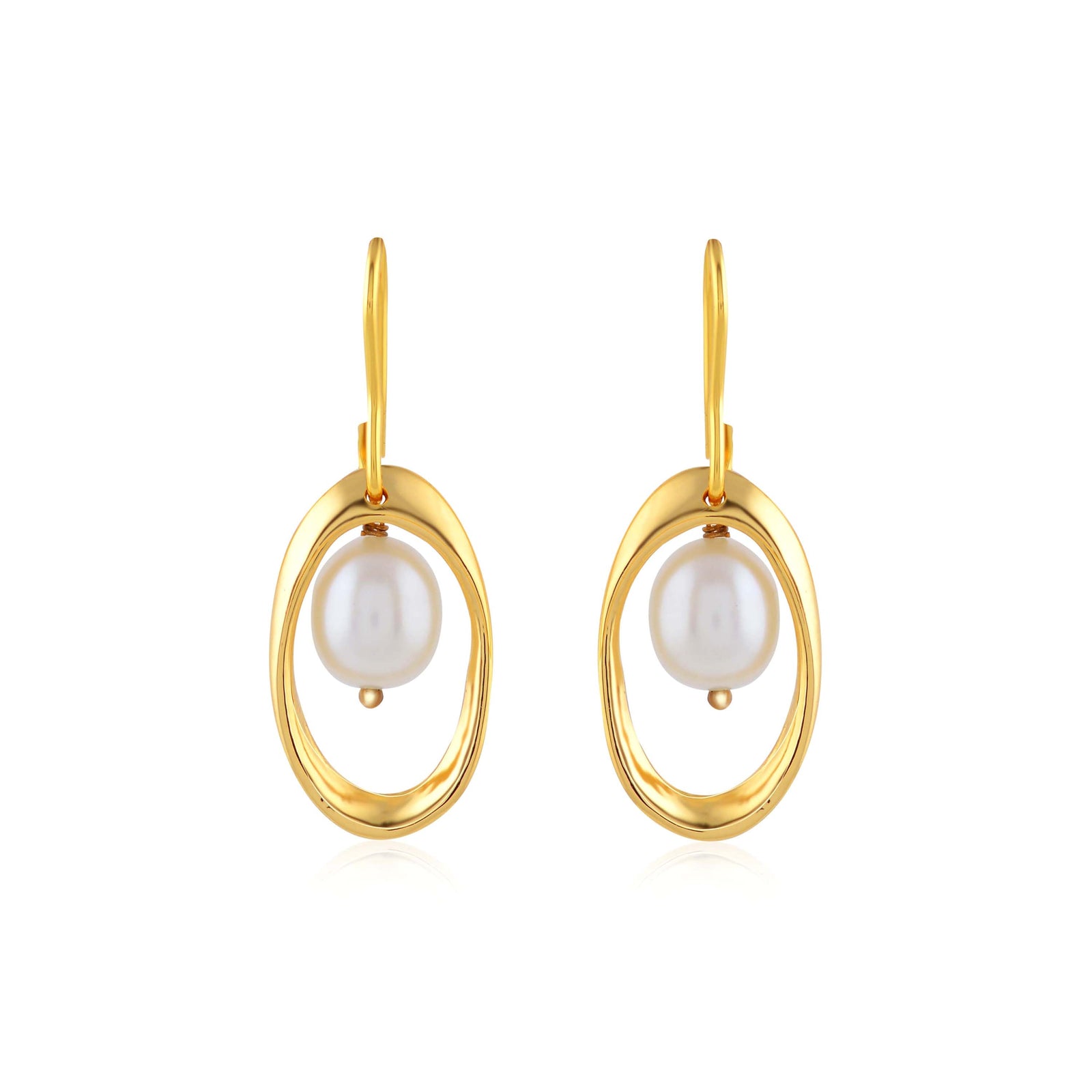 Drop Pearl hanging Pearl Earrings - Krishna Jewellers Pearls and Gems