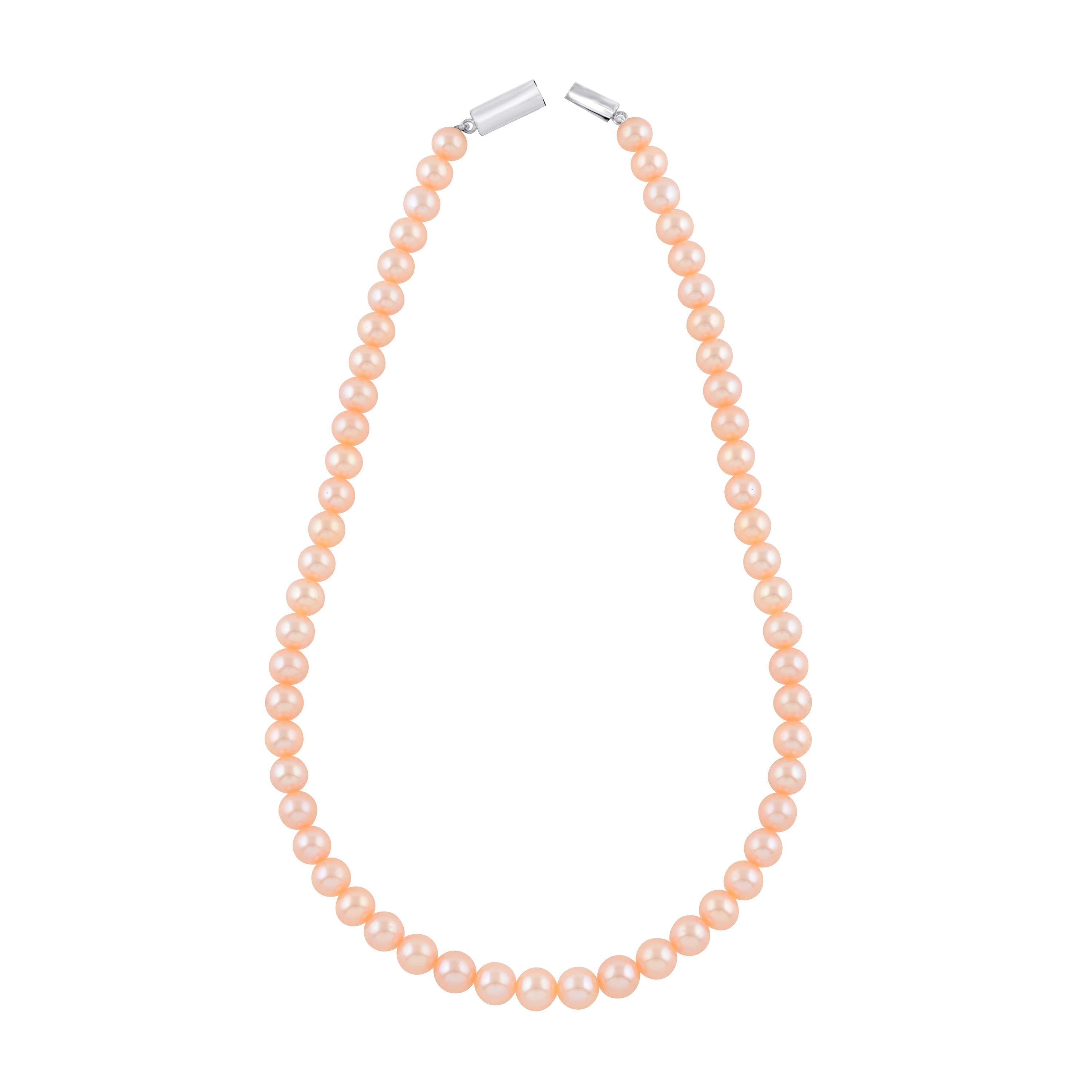 Splendid Pink Freshwater Pearl Necklace - Krishna Jewellers Pearls and Gems