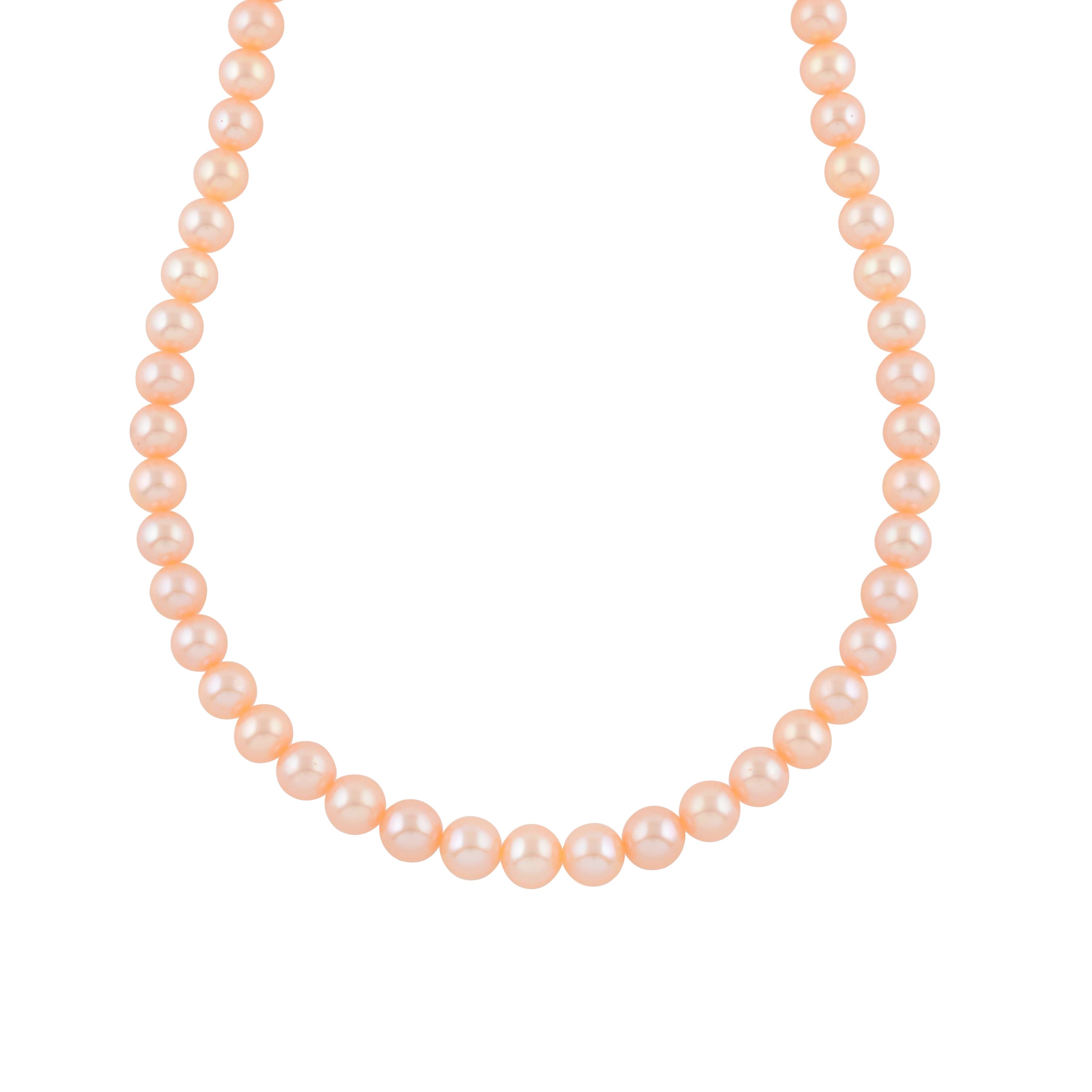 Splendid Pink Freshwater Pearl Necklace - Krishna Jewellers Pearls and Gems