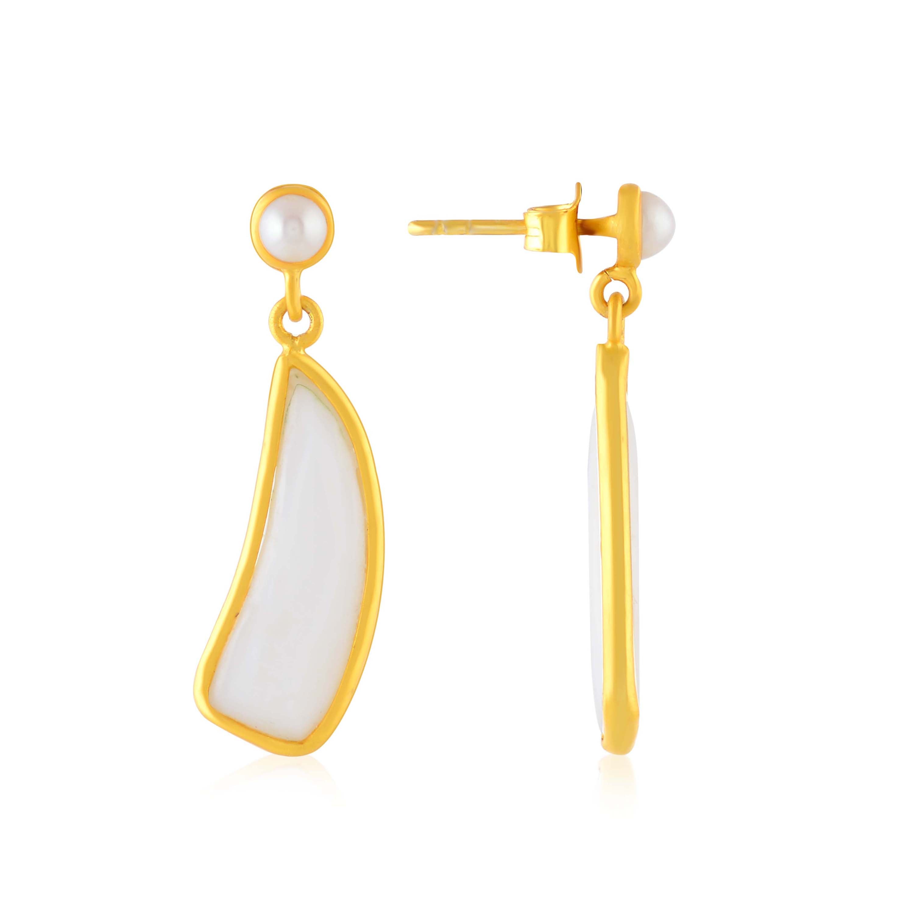 Modern Design Earrings For Contemporary Glam - Krishna Jewellers Pearls and Gems