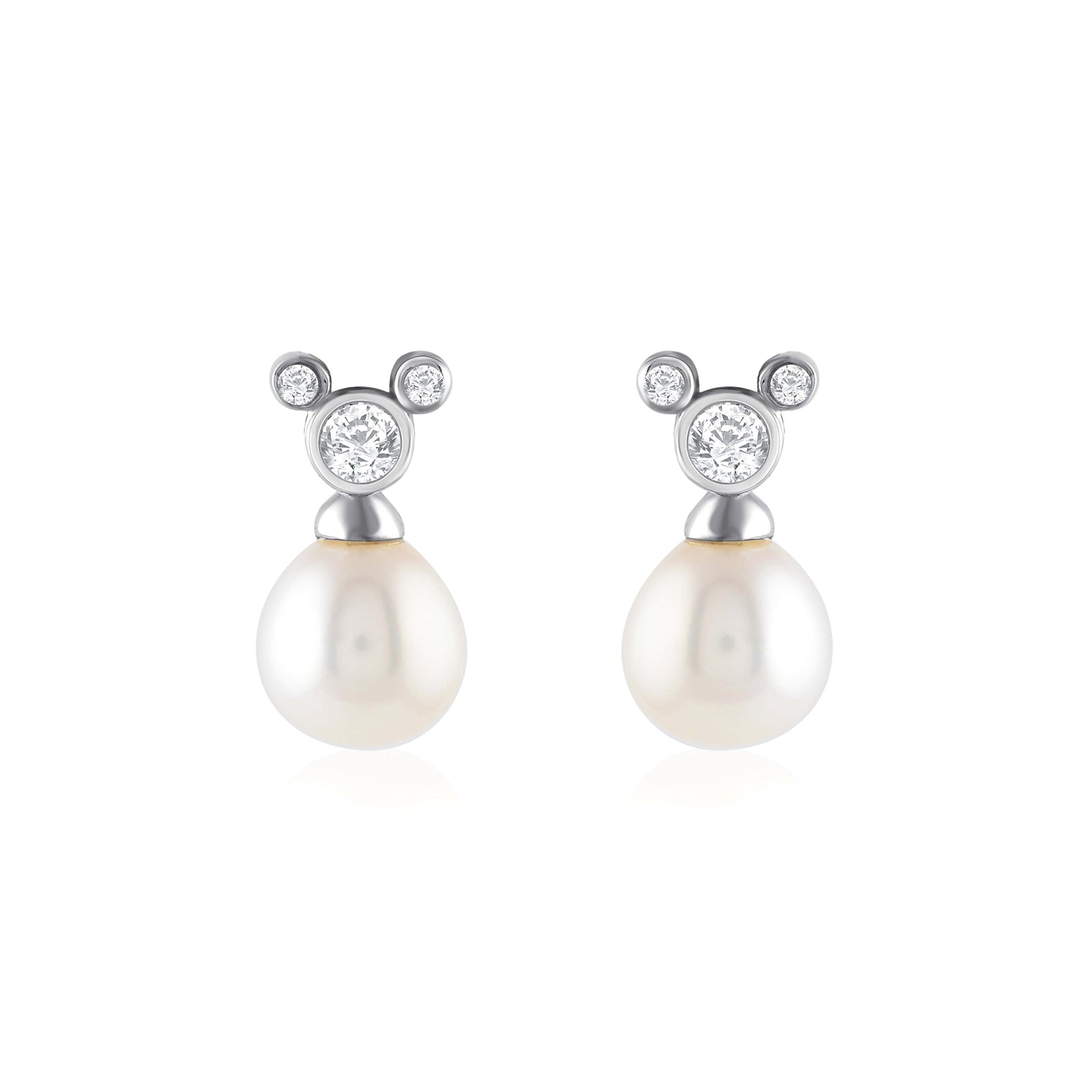 Classic Pretty White Pearl Stud Earring - Krishna Jewellers Pearls and Gems
