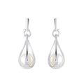 White Freshwater Cultured Pearl Earrings