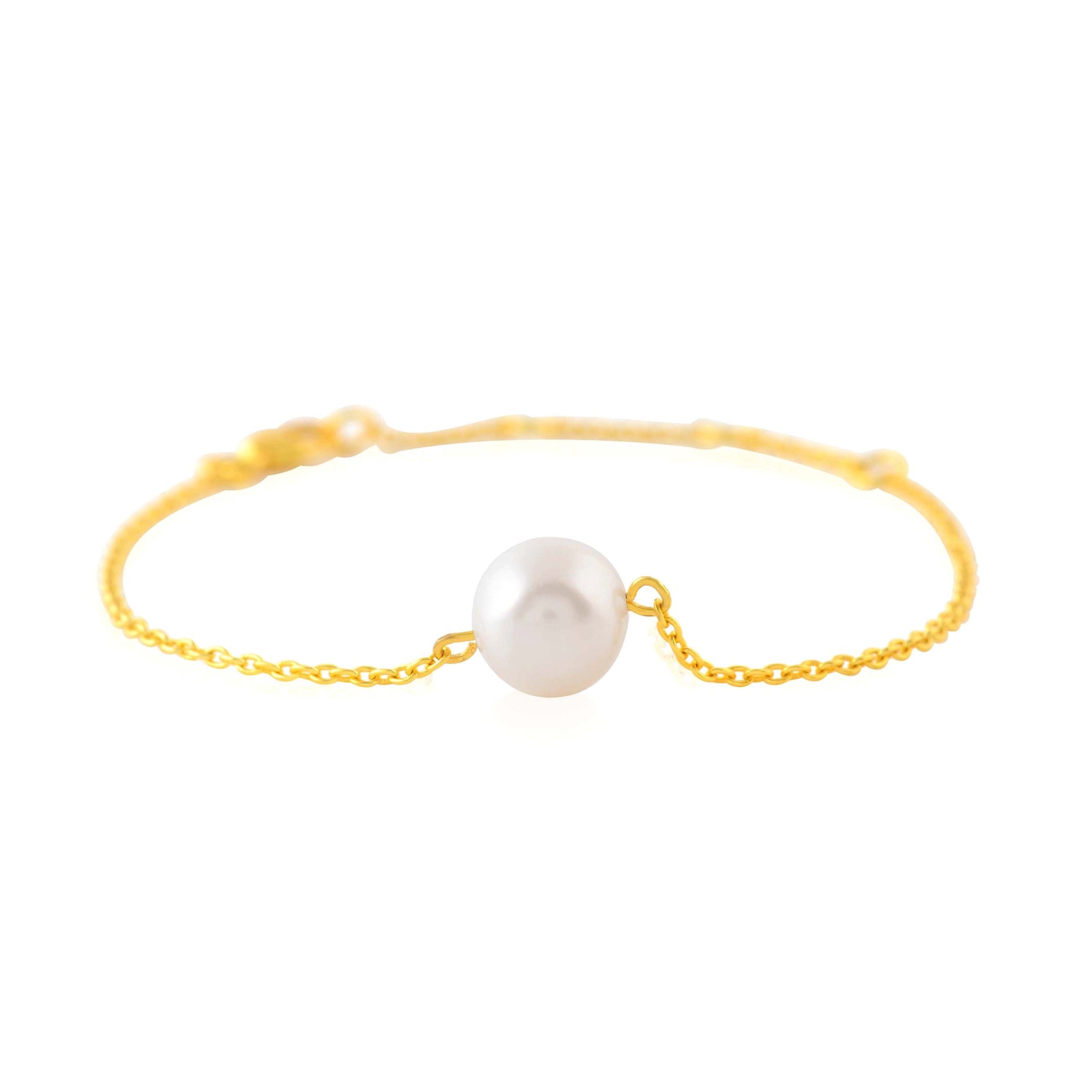 Elegant Single Pearl Bracelet – Delicate & Graceful Design